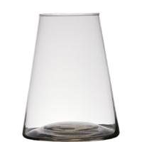 Vaas Donna - 16 x 16 cm - transparant - glas - home-basics - vazen - bloemenvaas