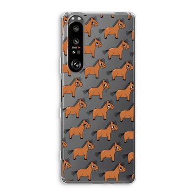 Pony: Sony Xperia 1 III Transparant Hoesje