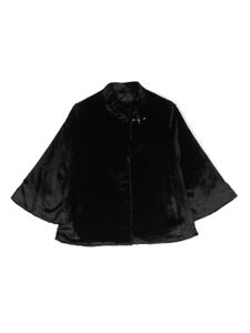 Fay Kids veste en fourrure artificielle - Noir