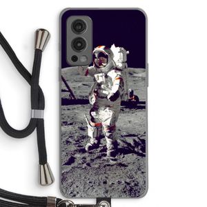 Spaceman: OnePlus Nord 2 5G Transparant Hoesje met koord
