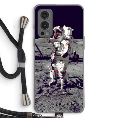 Spaceman: OnePlus Nord 2 5G Transparant Hoesje met koord