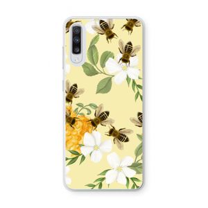 No flowers without bees: Samsung Galaxy A70 Transparant Hoesje