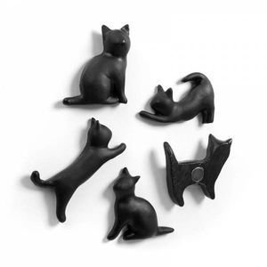 Trendform Meow koelkastmagneet Polyresin (hars) Zwart 5 stuk(s)