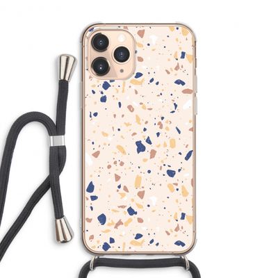 Terrazzo N°23: iPhone 11 Pro Max Transparant Hoesje met koord