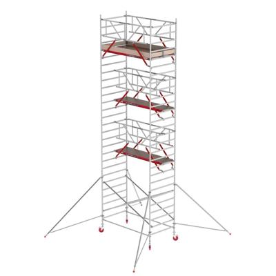 Altrex RS TOWER 42 rolsteiger | 9.20 m | 1.35 m | 2.45 m houten platform | Safe-Quick + schoren - TX425014