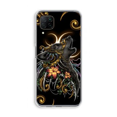 Huilende Wolf: Huawei P40 Lite Transparant Hoesje