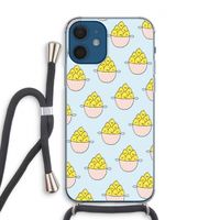 Citroenen: iPhone 12 Transparant Hoesje met koord