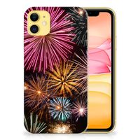 Apple iPhone 11 Silicone Back Cover Vuurwerk - thumbnail