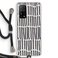 Moroccan stripes: Xiaomi Mi 10T 5G Transparant Hoesje met koord
