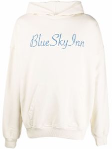 BLUE SKY INN hoodie à logo brodé - Tons neutres