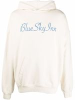 BLUE SKY INN hoodie à logo brodé - Tons neutres - thumbnail