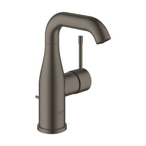 Grohe Wastafelmengkraan Essence 1 Hendel Met Waste M Hard Graphite Geborsteld