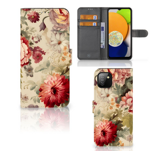 Hoesje voor Samsung Galaxy A03 Bloemen