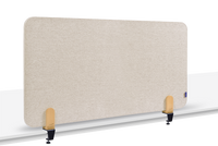 Legamaster ELEMENTS akoestisch bureauscherm 60x120cm soft beige (klem)
