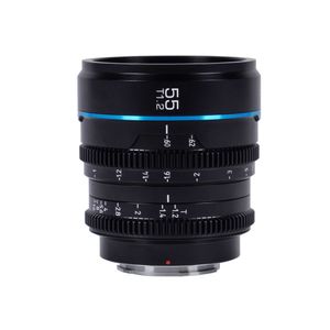 Sirui Nightwalker Series 55mm T1.2 S35 Manual Focus Cine Lens X Mount, zwart
