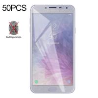 50 stuks non-Full matte Frosted gehard glas film voor Galaxy J4 geen retail pakket