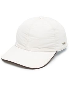 Zegna casquette en coton à plaque logo - Tons neutres