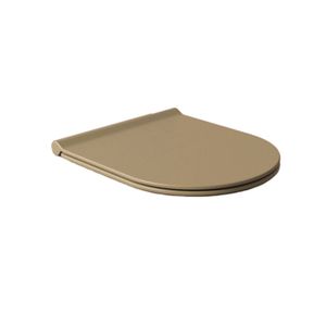 Salenzi Toiletzitting Form Slim Mat Taupe