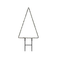 Verlichte decoratie Lumineo Kerstboom 18 x 27 cm Metaal Staak MicroLED