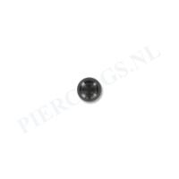 Balletje 1.6 mm zwart 5 mm