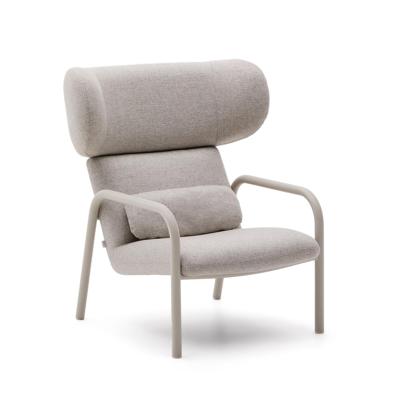 Kave Home Fauteuil 'Inari' Structuurstof, kleur Beige