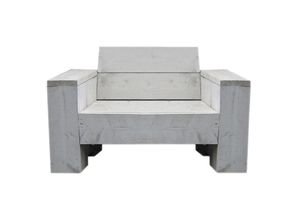 Steigerhouten tuinmeubelen lounge stoel vintage 100x86x73cm