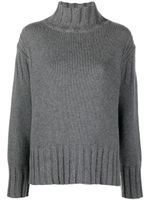Jil Sander pull en cachemire à col roulé - Gris