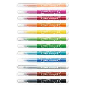 Stabilo trio jumbo viltstiften, 12st.