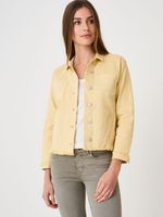 Denim jasje met franje Denim jasje met franje