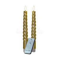 LED Dinerkaars Swirl Wax 2st Goud