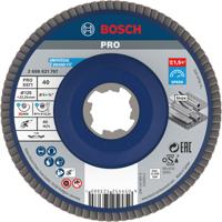 Bosch Accessoires X-LOCK Lamellenschijf schuin, kunststof Ø125mm, G 40, X571, 
Best for Metal - 2608621767