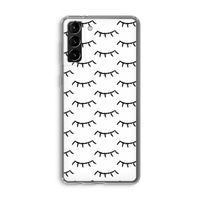 Wimpers: Samsung Galaxy S21 Plus Transparant Hoesje