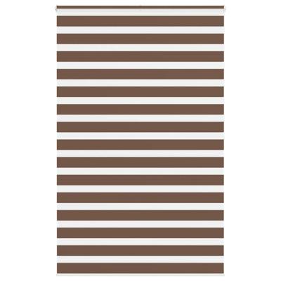 Zebra rolgordijn 145x200 cm stofbreedte 140,9cm polyester bruin