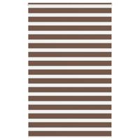 Zebra rolgordijn 145x200 cm stofbreedte 140,9cm polyester bruin