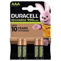 Batterij oplaadbaar Duracell 4xAAA 900mAh Ultra | 10 stuks
