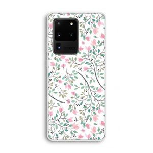 Sierlijke bloemen: Samsung Galaxy S20 Ultra Transparant Hoesje