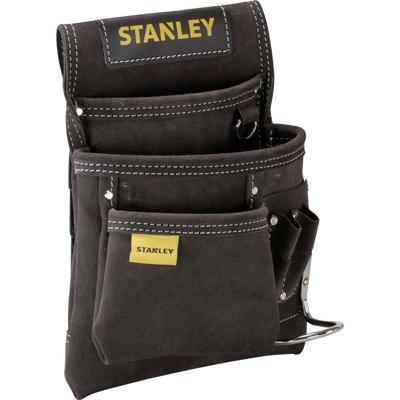 STANLEY Werkzeugtasche+Hammerhalter 3xFach+Halter Leder STST1-80114 Gereedschapstas (zonder inhoud) (l x b x h) 28 x 9 x 25 cm