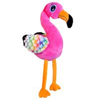 Pluche speelgoed knuffeldier Flamingo van 28 cm   -