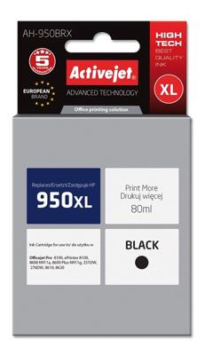 Activejet AH-950BRX inkt (ter vervanging van HP 950XL CN045AE; Premium; 80 ml; zwart)