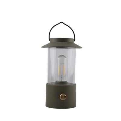 LED Lantaarn taupe 24x9cm op USB