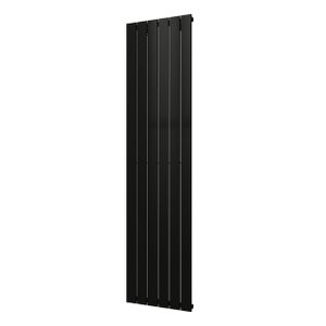 Plieger Cavallino Retto designradiator verticaal enkel middenaansluiting 1800x450mm 910W antraciet metallic 7252979