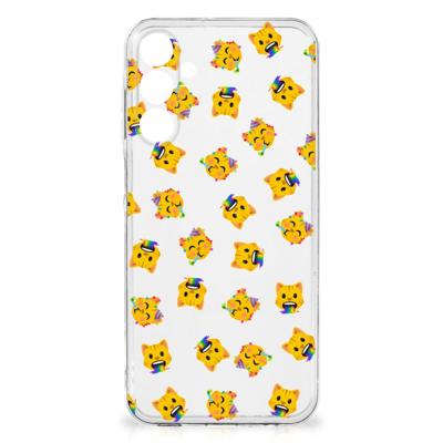 TPU bumper voor Samsung Galaxy A16 Katten Emojis