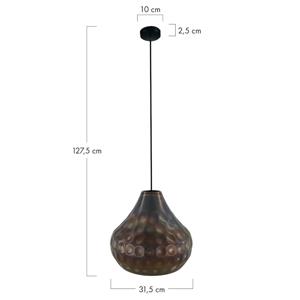 DKNC - Hanglamp Dante - Metaal - 31.5x31.5x27.5cm - Zwart