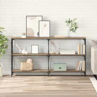 Wandtafel artisanaal eikenkleurig 156 x 28 x 80,5 cm Wandtafel artisanaal eikenkleurig 156 x 28 x 80,5 cm