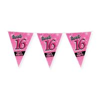 Paperdreams party vlag - sweet 16