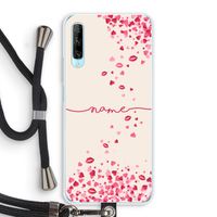 Hartjes en kusjes: Huawei P Smart Pro Transparant Hoesje met koord