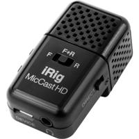 IK Multimedia iRig Mic Cast HD Smartphone microfoon Dasspeld Zendmethode:Kabelgebonden Incl. kabel USB Kabelgebonden