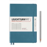 Leuchtturm Stone Blue, Medium (A5), 251 p., ruled