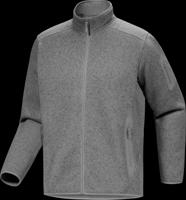 Arcteryx Covert Cardigan Fleece Heren Cloud Heather/Void XL Arcteryx Covert Cardigan Fleece Heren Cloud Heather/Void XL