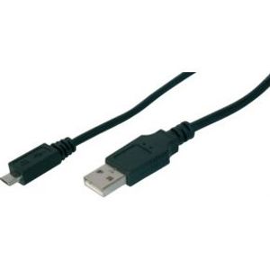 ASSMANN Electronic AK-300110-018-S USB-kabel 1,8 m USB 2.0 USB A Micro-USB B Zwart